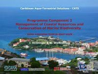 slide00-r  Management of Coastal Resources and Conservation of Marine Biodiversity - a German technical cooperation project in the Caribbean